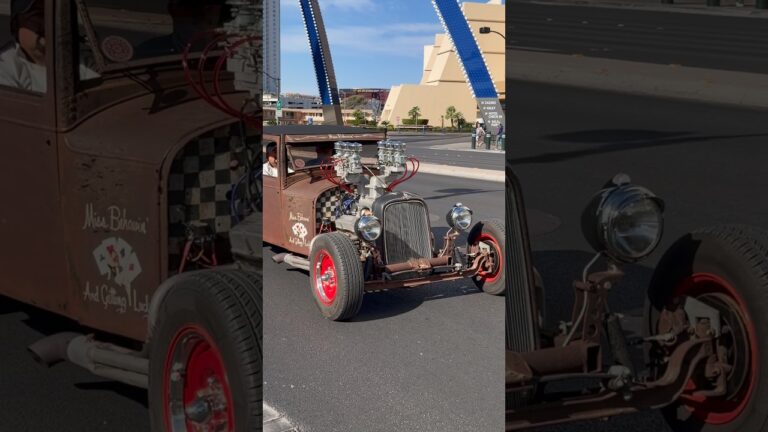 🔥 Insane Rat Rod rolling into Rat City Rukkus 2026 in Las Vegas, Nevada #MrLang