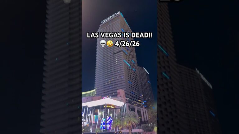 LAS VEGAS IS DEAD!! 💀🤣 4/26/26