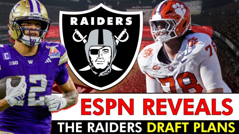 🚨LEAKED: Raiders 2026 NFL Draft Plans Revealed By ESPN | Las Vegas Raiders Rumors