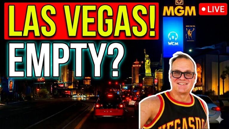 🔴 LIVE: Is The Las Vegas Strip EMPTY Tonight? Saturday Night Drive 🌴😳 #subscribe