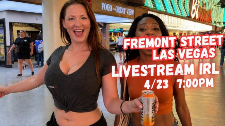 LIVE Las Vegas, Fremont Street, Thirsty Thursday Livestream IRL
