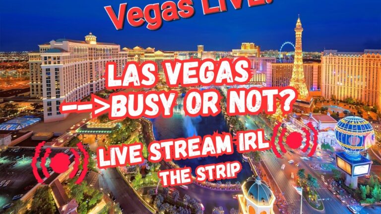 LIVE Las Vegas The Strip, Livestream IRL right now, April 8, 2026