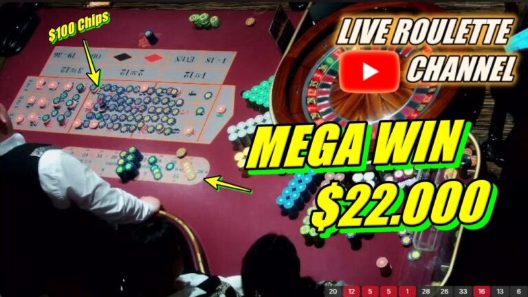 🔴LIVE ROULETTE | 💰 MEGA WIN 💲22.000 In Las Vegas Casino 🎰 $100 Chips Inside Session ✅ 2026-04-30