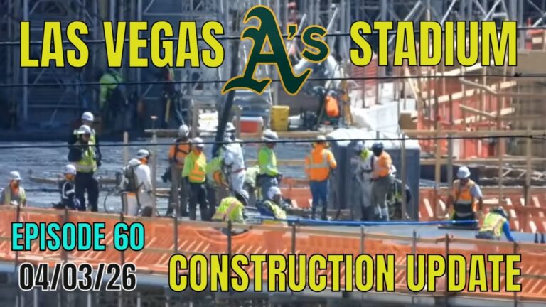 Las Vegas Athletics Stadium Construction Update 04 03 2026
