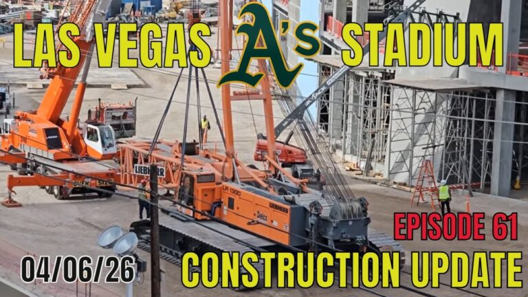 Las Vegas Athletics Stadium Construction Update 04 06 26