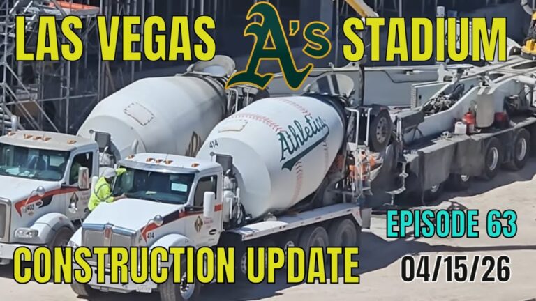Las Vegas Athletics Stadium Construction Update 04 15 2026