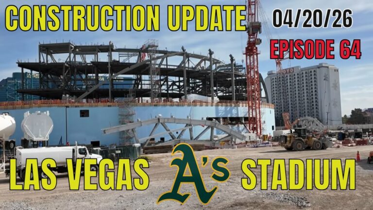 Las Vegas Athletics Stadium Construction Update 04 20 2026