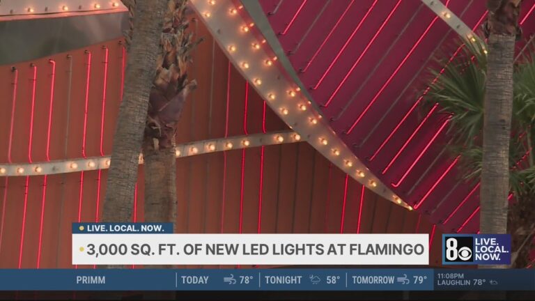 Las Vegas Flamingo Resort Hotel plans sign removal for LED replacement