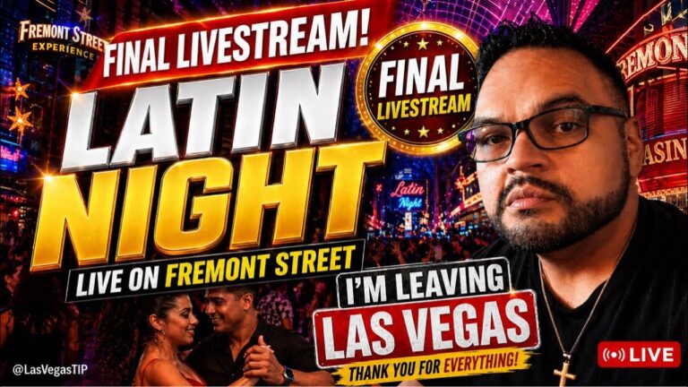 Las Vegas Fremont Street livestream 04/26/26