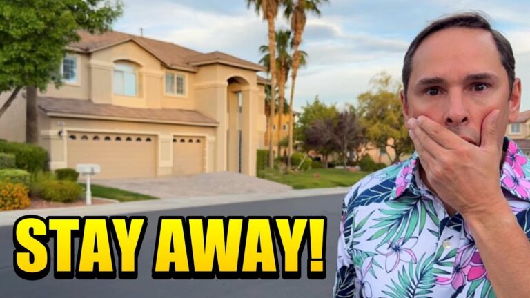 Las Vegas Homes For Sale – Stay Away!