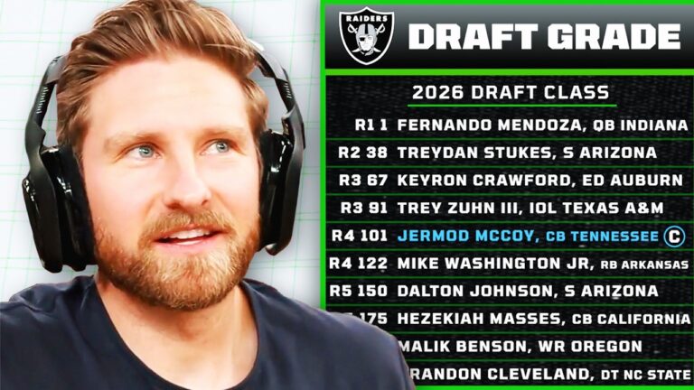 Las Vegas Raiders 2026 Draft Grades