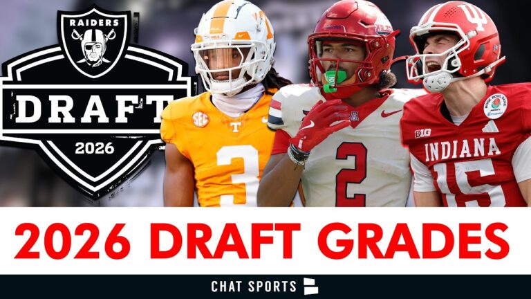 Las Vegas Raiders 2026 Draft Grades Ft. Fernando Mendoza | How Did Klint Kubiak & John Spytek Do?