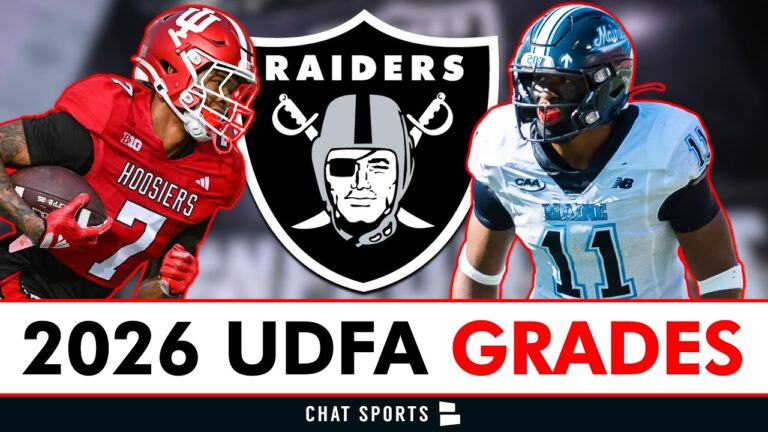 Las Vegas Raiders 2026 UDFA Grades After The NFL Draft