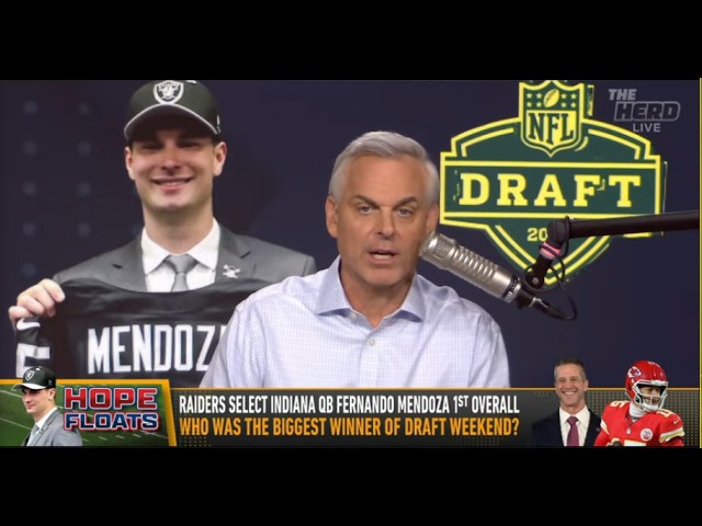 Las Vegas Raiders CRUSHED THE DRAFT? 👀 Colin Cowherd REACTS | THE HERD | NFL