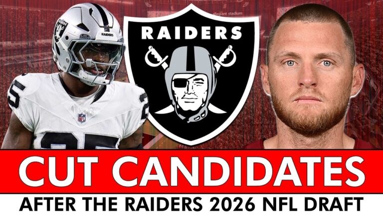 Las Vegas Raiders Cut Candidates After The 2026 NFL Draft & UDFA Signings