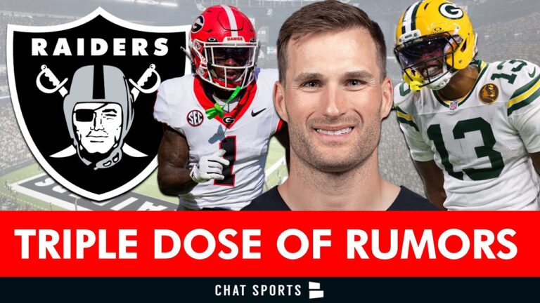 Las Vegas Raiders Got A TRIPLE DOSE Of Rumors