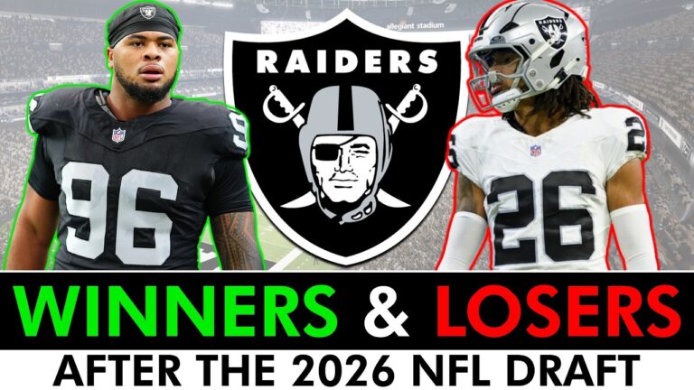 Las Vegas Raiders Winners & Losers After The 2026 NFL Draft & UDFA Signings