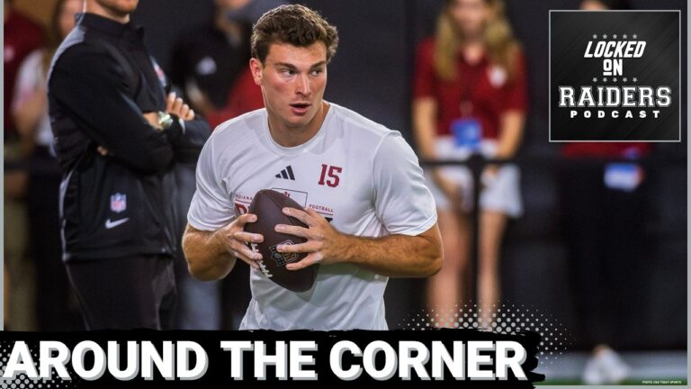 Las Vegas Raiders knocking on the NFL Draft door, waiting to be let in