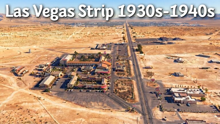 Las Vegas Strip (1930s–1940s): Before the Strip Really Existed (AI Reconstruction)