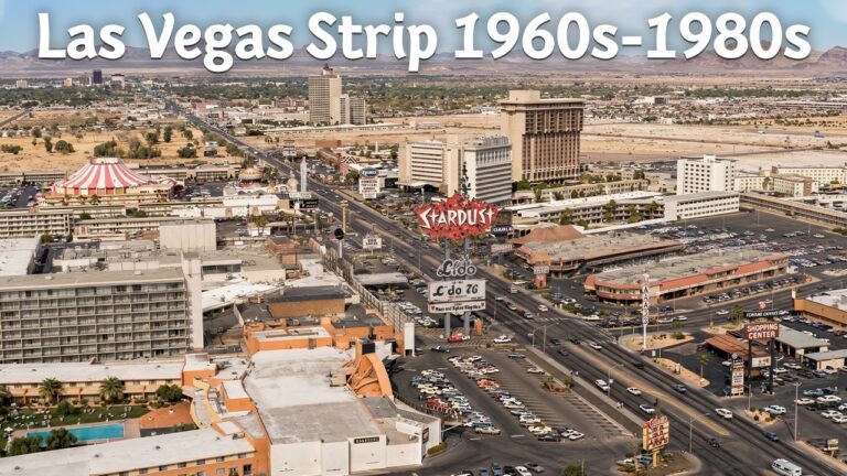 Las Vegas Strip (1960s–1980s): When Big Money Really Took Over (AI Reconstruction)