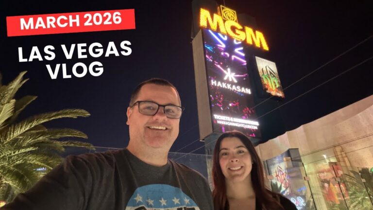 Las Vegas Vlog March Day 1 | We’re Back Babay! | MGM Grand | Luchini