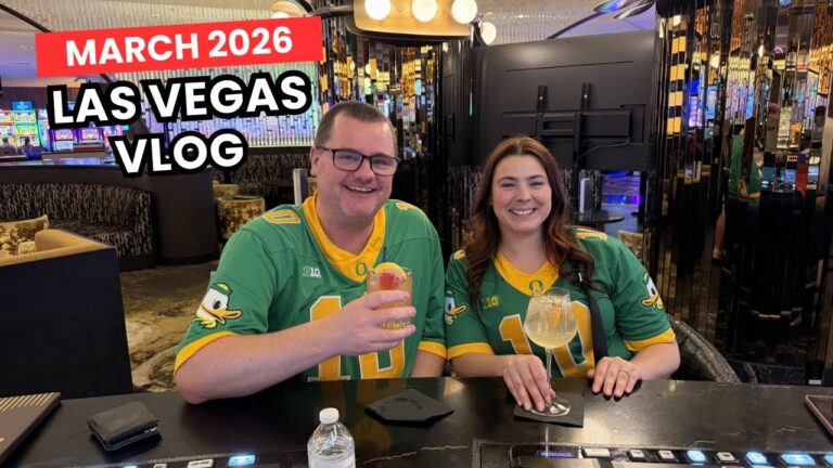 Las Vegas Vlog March Day 2 | RARE Top Dollar Win! | Golden Knights Game | Glass Bar