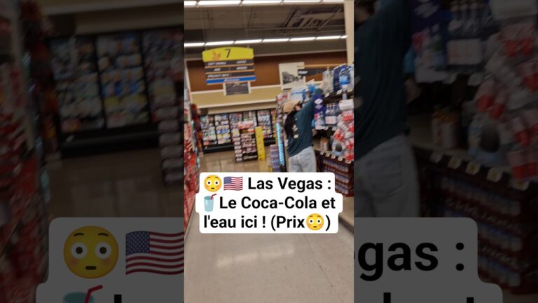 😳🇺🇸 Las Vegas : ce n’est pas un mythe, le Coca-Cola coûte presque comme l’eau ! #lasvegas