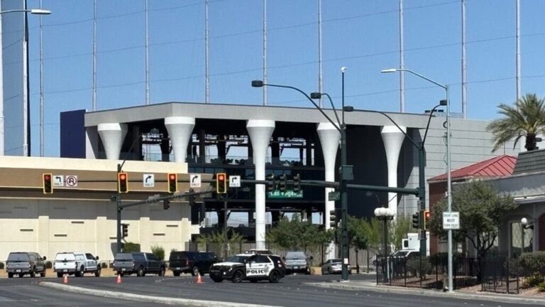 Las Vegas police standoff underway following shooting at north end of Strip