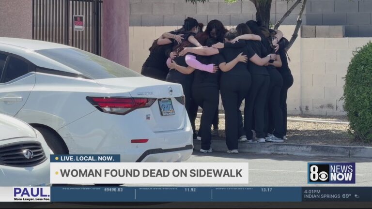 Las Vegas staff remember woman found dead outside business