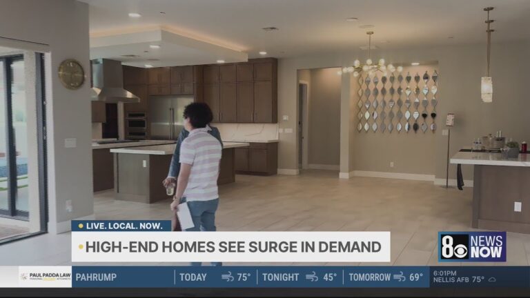 Luxury Living Boom: High-End homes in Las Vegas see surge in demand