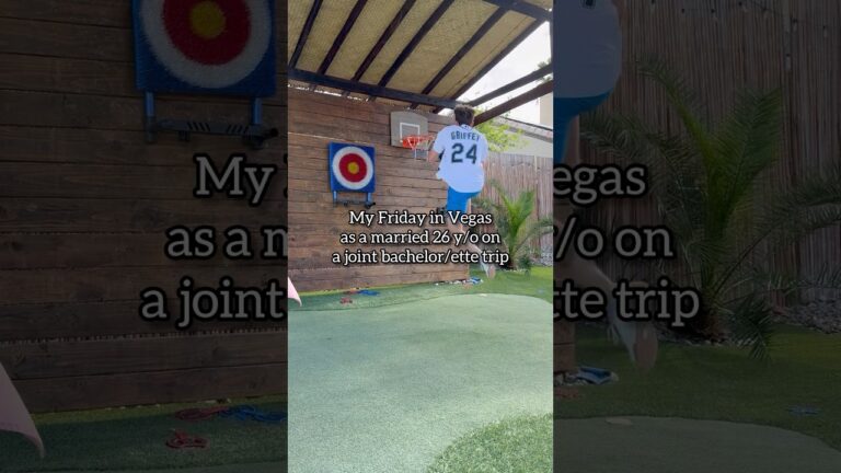 My Friday in Vegas as a married 26 year old 🎰  #dayinthelife #vegas #bachelorparty #bachelortrip