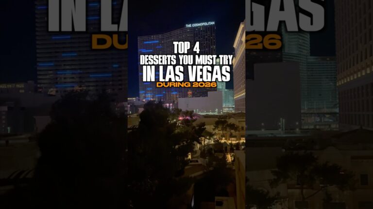 My Top 4 Delicious Desserts You Must Try in Las Vegas During 2026 #Vegas #LasVegas
