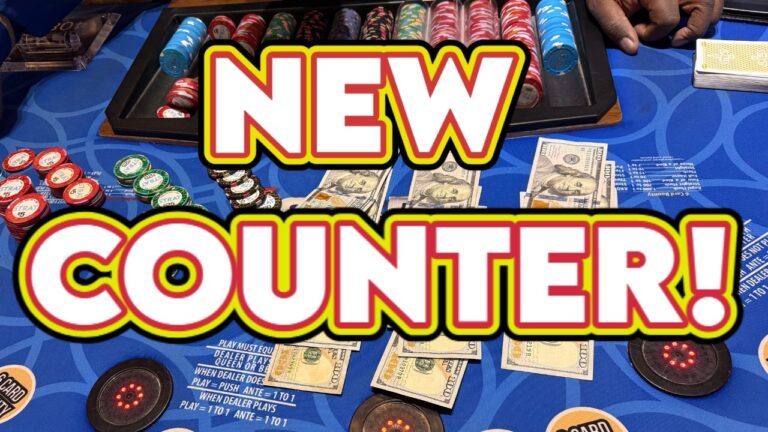 NEW COUNTER! 🍀🍀 3 CARD POKER in LAS VEGAS!