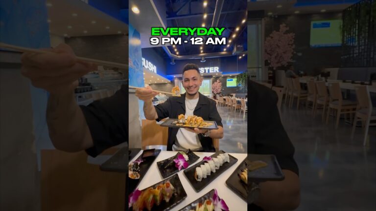 NEW SUPER CHEAP ALL YOU CAN EAT DEAL IN LAS VEGAS! @mastersushi_vegas #MasterSushiPartner