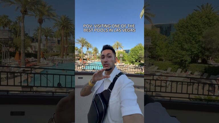 One Of The Best Pools in Las Vegas #HostedByMGM 📍 MGM Grand Pool