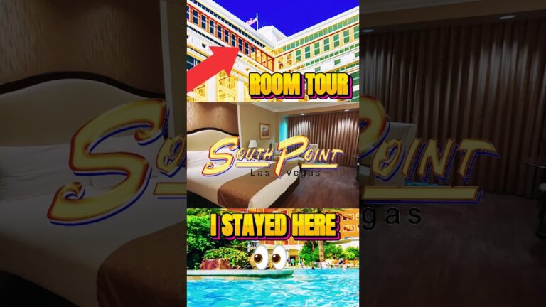 POV: Checking into SouthPoint Hotel Las Vegas (Hidden Gem) Room Tour #shorts #fyp #viral