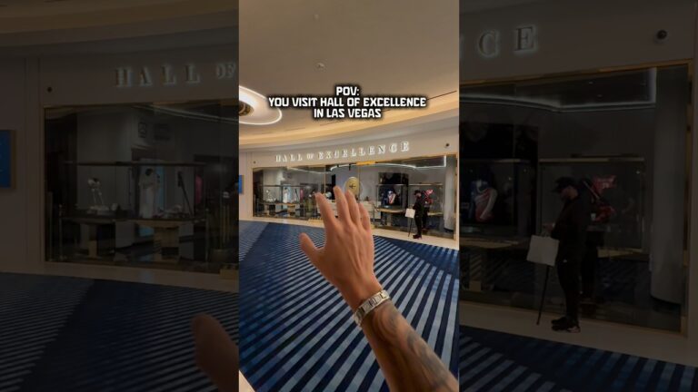 POV: Visiting Hall Of Excellence in Las Vegas #HostedByFontainebleau @f@fontainebleaulasvegas