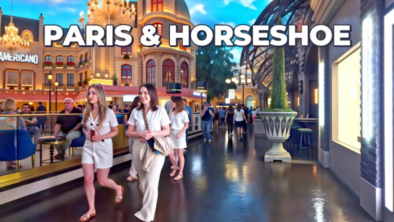 Paris & Horseshoe Las Vegas Walk –  April 2026 – Las Vegas Strip 2026