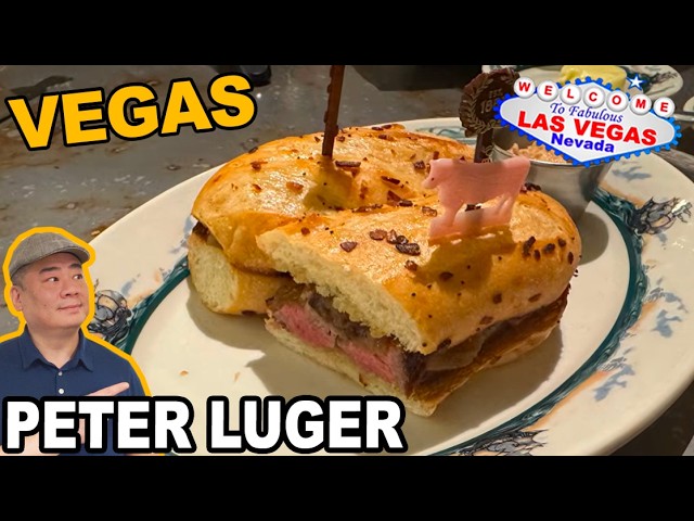 Peter Luger “Steak Sandwich” Lunch Special. Caesars Palace Las Vegas