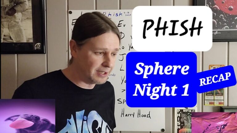 Phish – Sphere Las Vegas – Night 1 Recap & Setlist
