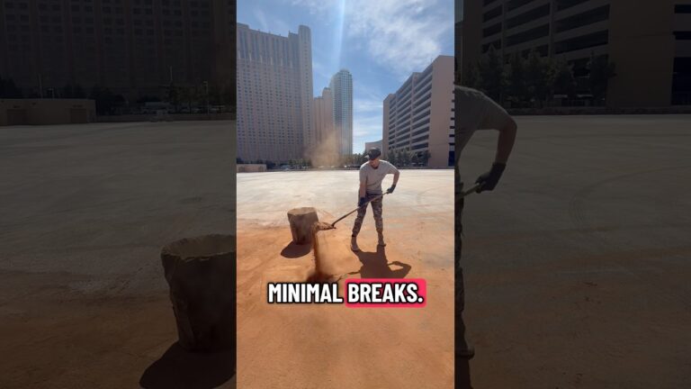 Pressure washing the Las Vegas festival grounds #livenation #edc #events