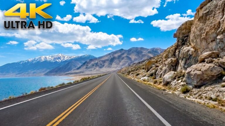 Reno to Las Vegas – Scenic Road Trip Through the Nevada Desert 4K