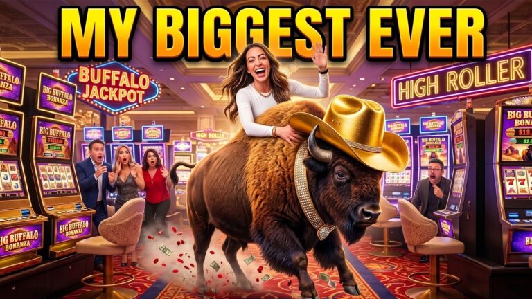 SUPER RARE Gold Buffalo Landed and I Won My Biggest Win EVER on this Game!