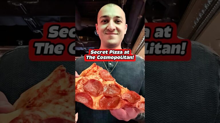 Secret Pizza at The Cosmopolitan in Las Vegas! 🍕