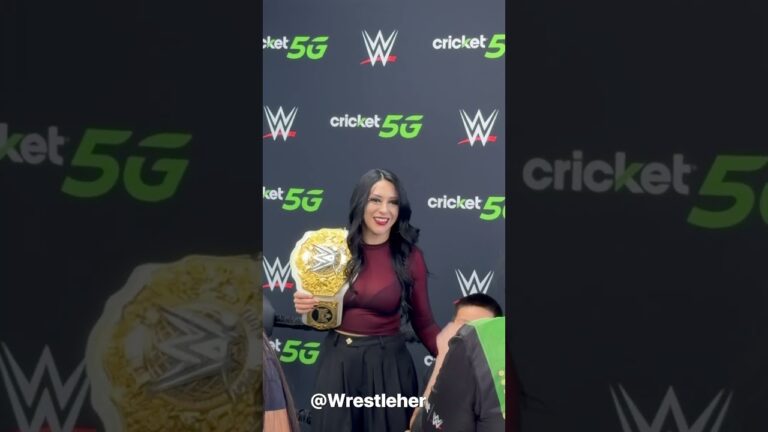 Stephanie Vaquer Up Close With Fans Cricket Wireless WrestleMania 42 Las Vegas 2026! 🌹🔥