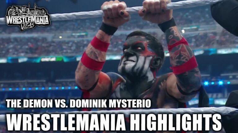 Street Fight: The Demon vs. Dominik Mysterio | WrestleMania 42 Highlights | WWE on ESPN