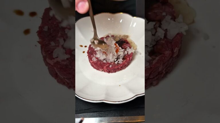 Tableside Steak Tartare from Braseria by EDO in Las Vegas