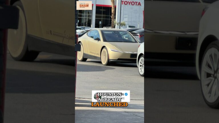 Tesla Cybercab Just Hit Public Streets In Vegas #tesla #cybercab #technews