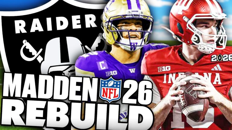 The Raiders Have The Perfect Draft! Madden 26 Las Vegas Raiders Rebuild