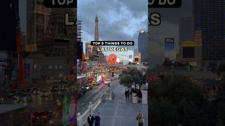 Top 5 Things to Do in Las Vegas